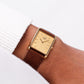1989 Seiko Quartz Golden Tank Men's Wrist-Watch