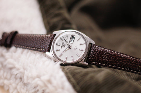1970 Seiko Automatic Silver Sunburst Dial Men's Wrist-Watch