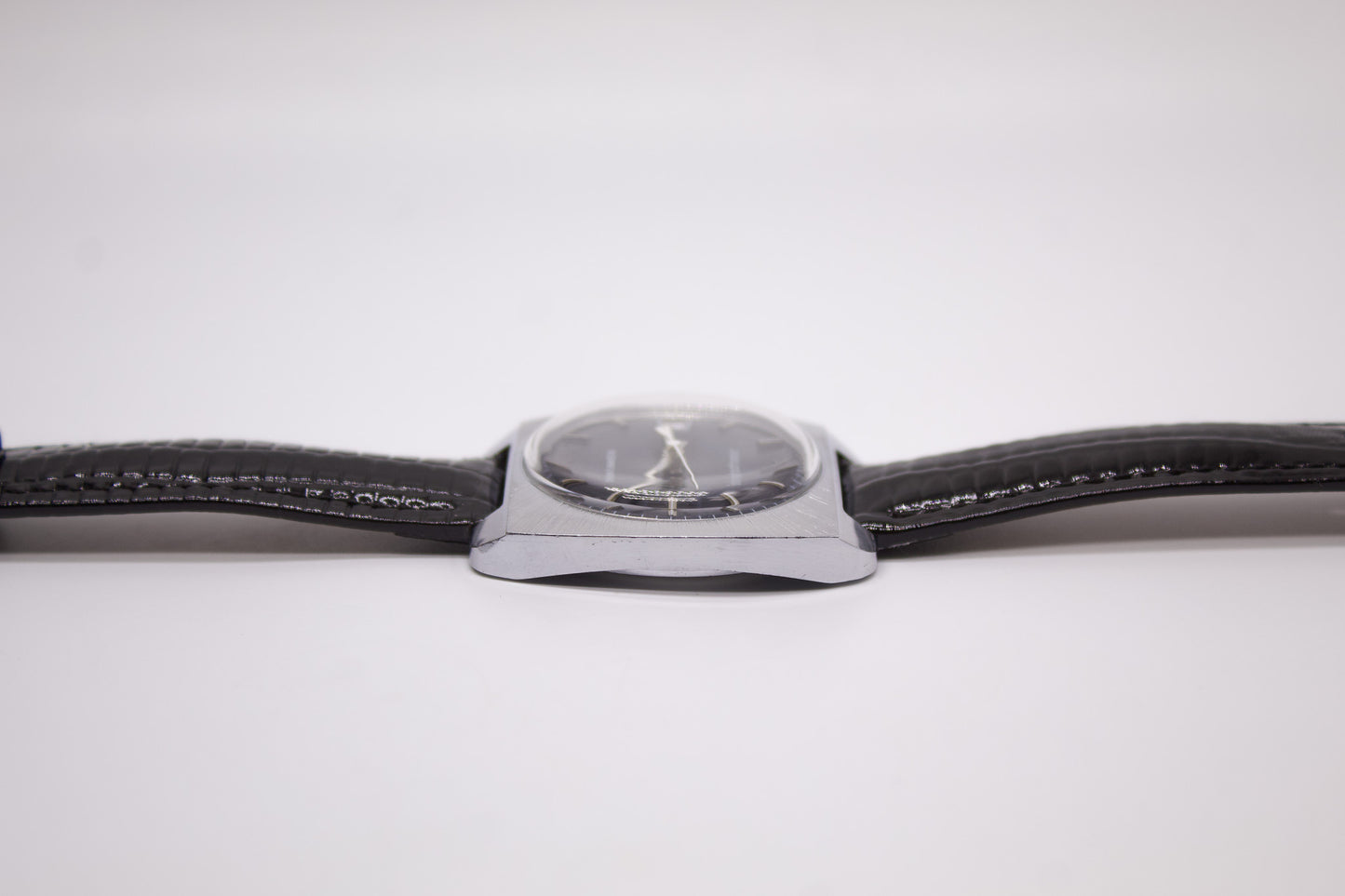 [Serviced] 1964 Timex Electronic Tri-Textured Midnight Blue Dial Men's Wrist-Watch
