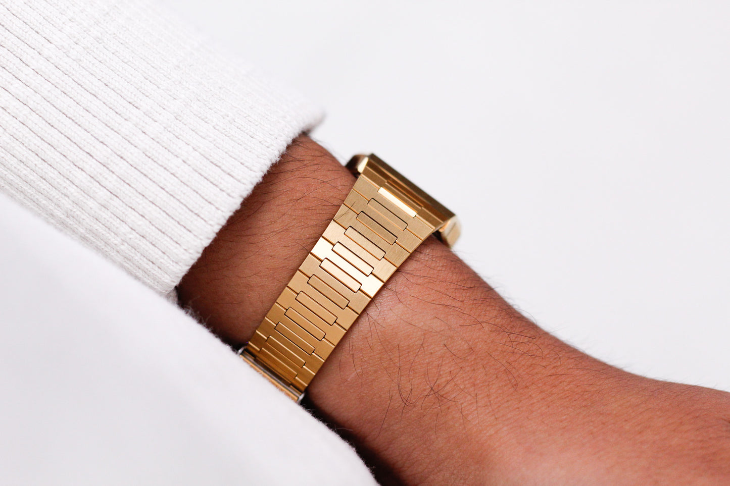 [Near Mint] 1986 Pulsar Ana-Digi Straight Grain Golden Dial Men's Wrist-Watch W/Box
