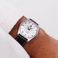 [Serviced] 1970s Tissot Automatic PR516 Straight Grain Silver Dial Men's Wrist-Watch