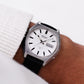 [Serviced] 1975 Seiko Automatic Textured White Dial Men's Wrist-Watch