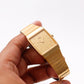1985 Seiko Quartz Golden Tank Style Men's Wrist Watch