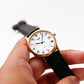 1979 Pulsar Quartz Brilliant White Roman Dial Men's Wrist-Watch