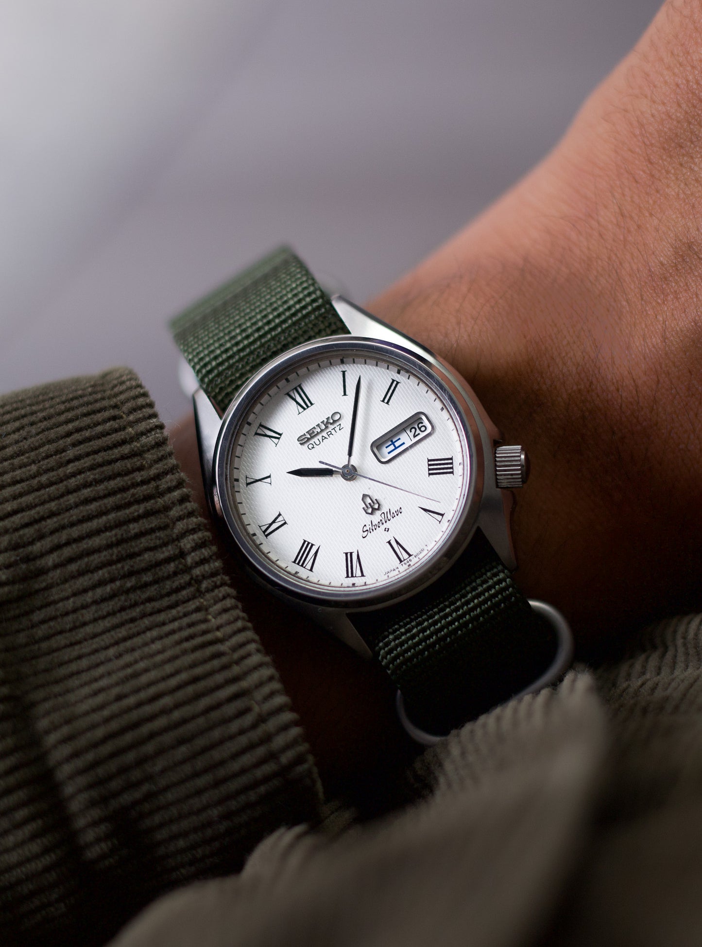 1977 Seiko Silverwave Roman Numerals Men's Wrist-Watch