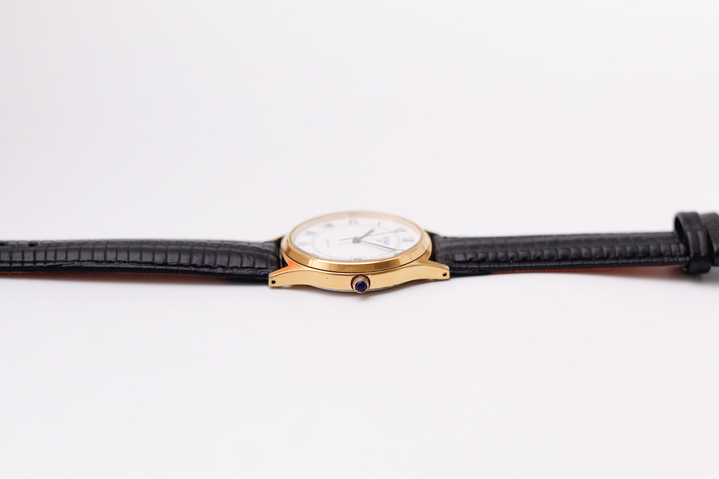 1979 Pulsar Quartz Brilliant White Roman Dial Men's Wrist-Watch