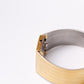 1986 Pulsar Quartz Linear Charcoal Dial Golden Tank Men's Wrist-Watch