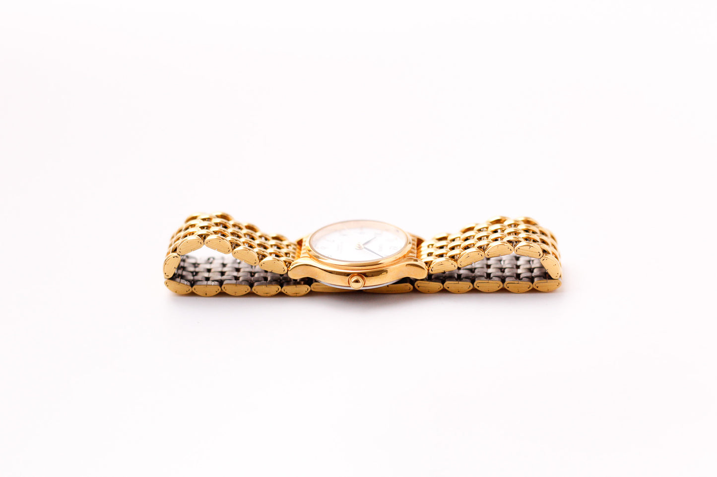 [Mint] 1990s Lorus Quartz Stark White Dial Ladies' Wrist-Watch