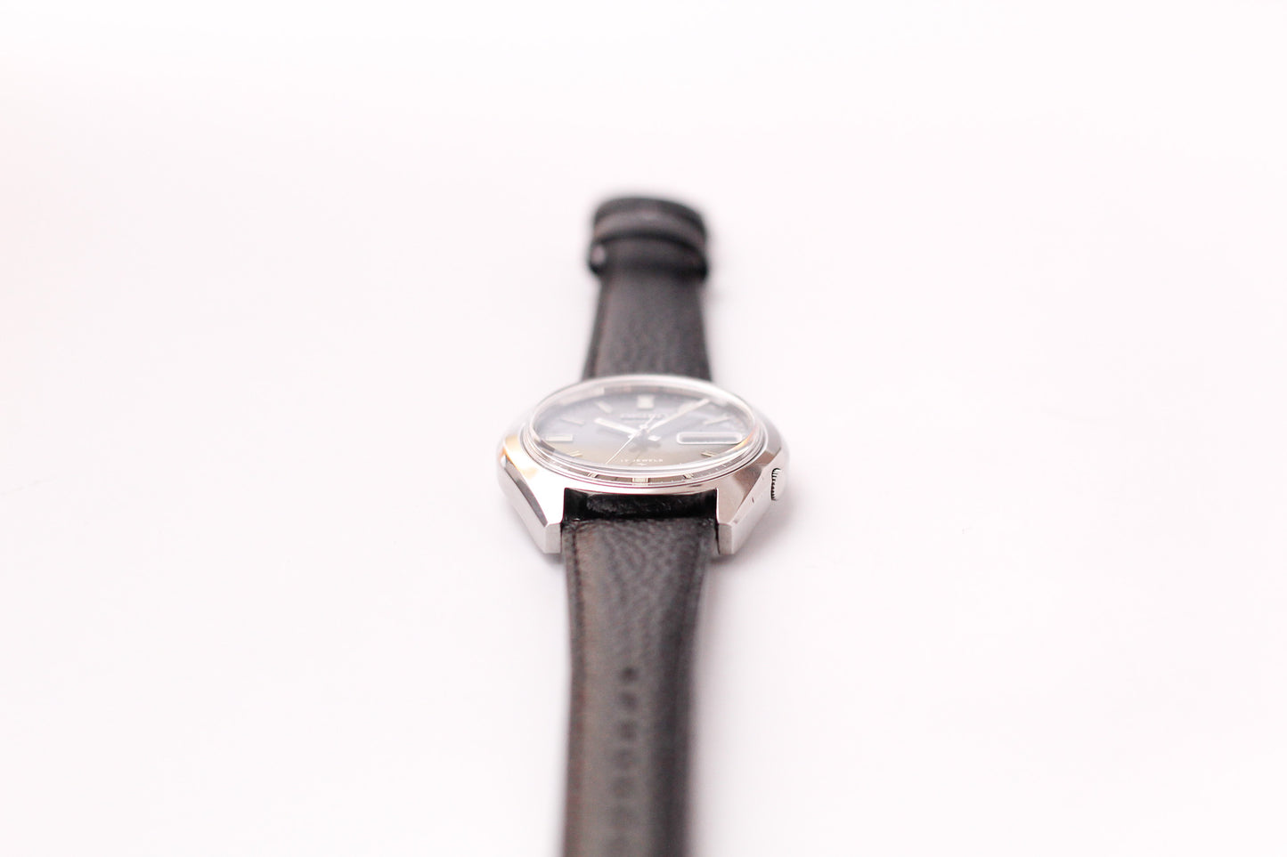[Serviced] 1978 Seiko Automatic Gray Sunburst Dial Men's Wrist-Watch