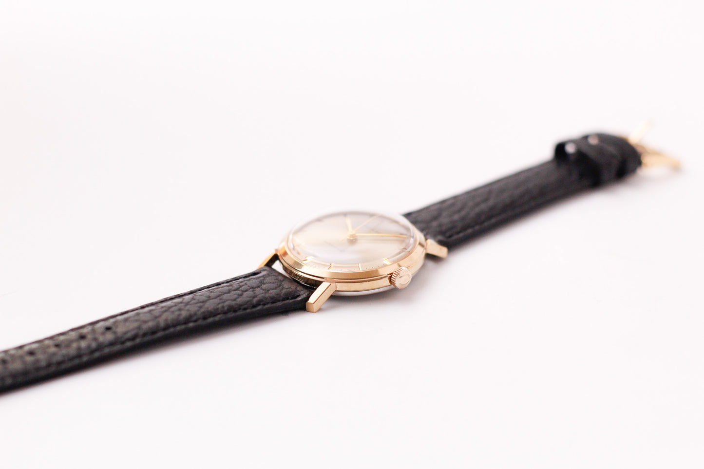 [Serviced] 1963 Caravelle Mechanical Caramel Sunburst Dial Men's Wrist-Watch