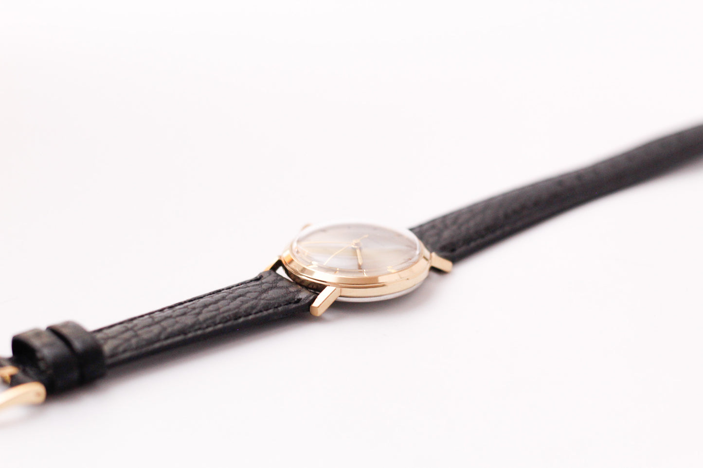 [Serviced] 1963 Caravelle Mechanical Caramel Sunburst Dial Men's Wrist-Watch