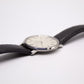 [Serviced] 1970s Omega De Ville Mechanical Straight Grain Silver Dial