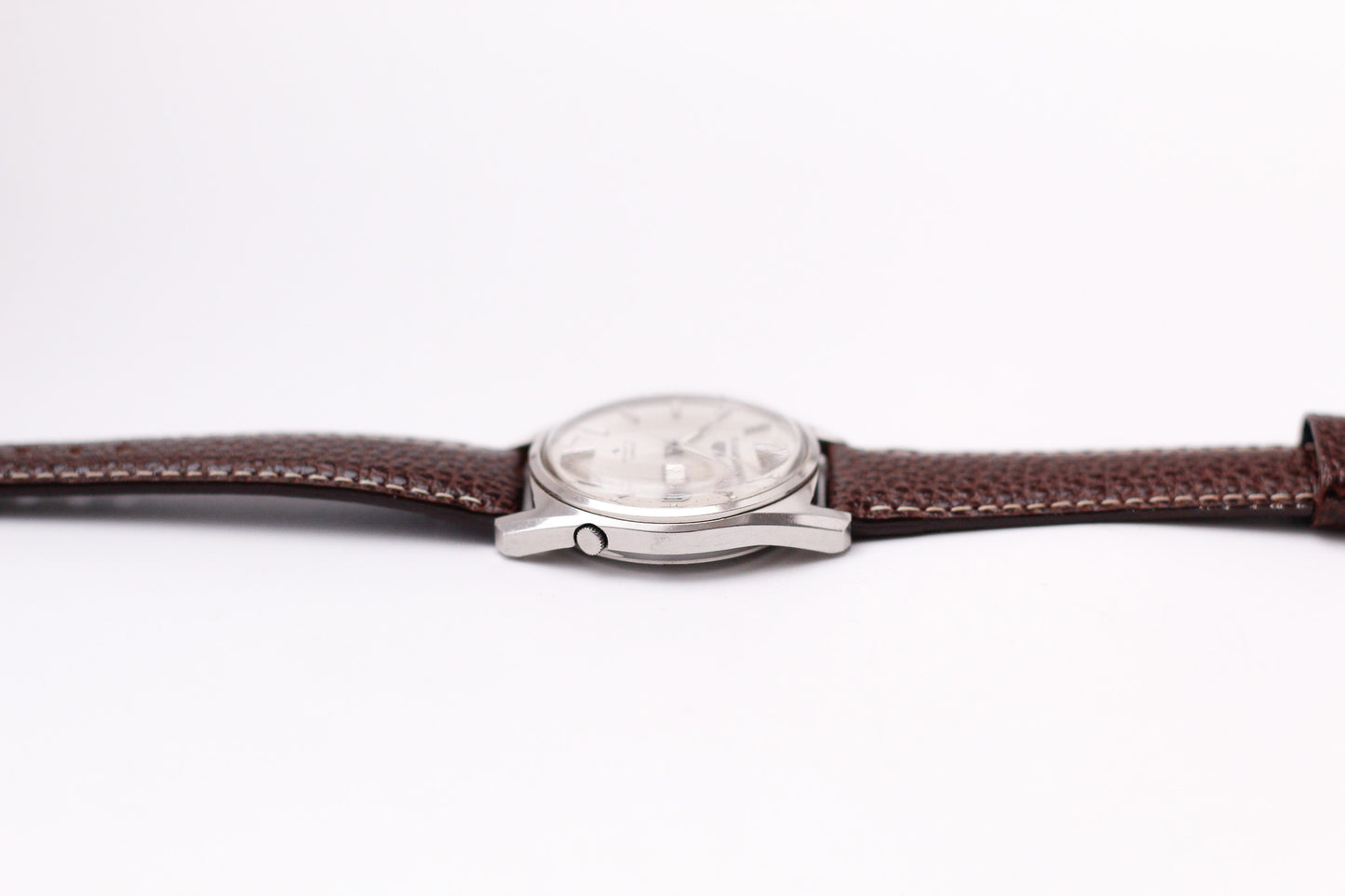 1970 Seiko Automatic Silver Sunburst Dial Men's Wrist-Watch