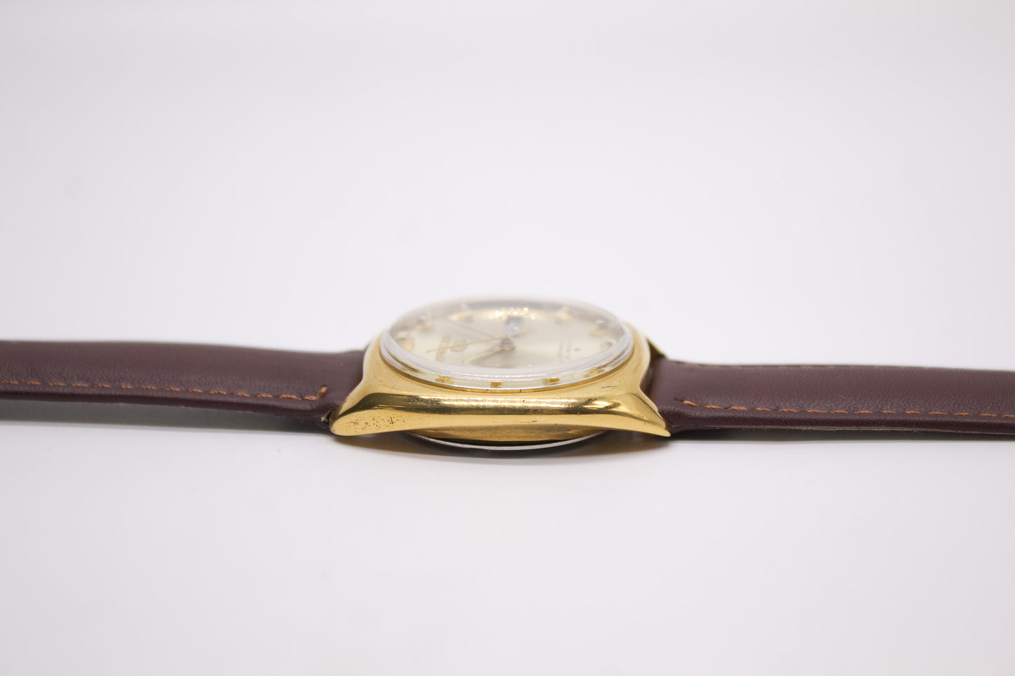 [Serviced] 1969 Seiko 5 Golden Sunburst Dial Men's Wrist-Watch