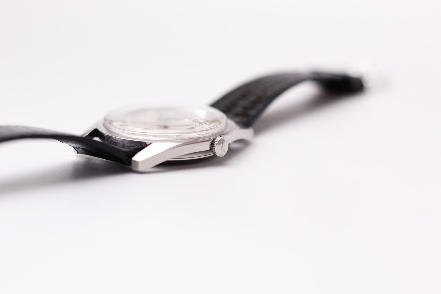 [Serviced] 1960s Wittnauer Automatic Silver Sunburst Dial Men's Wrist-Watch