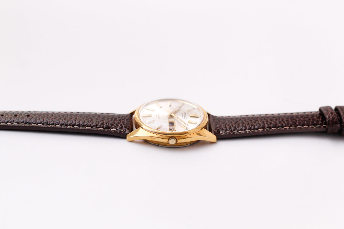 [Serviced] 1972 Seiko Automatic Silver Sunburst Dial Men's Wrist-Watch