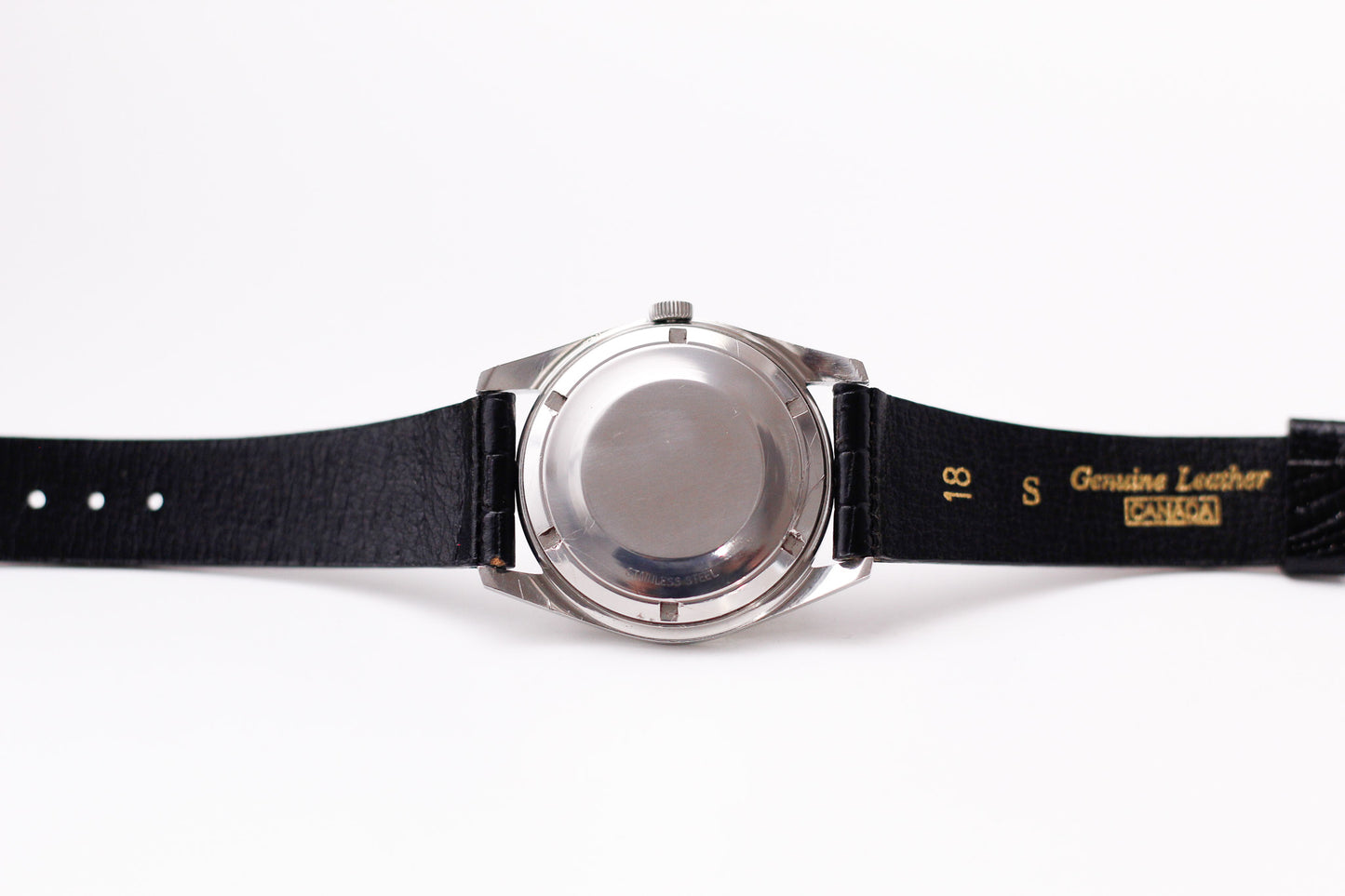 [Serviced] 1960s Wittnauer Automatic Silver Sunburst Dial Men's Wrist-Watch