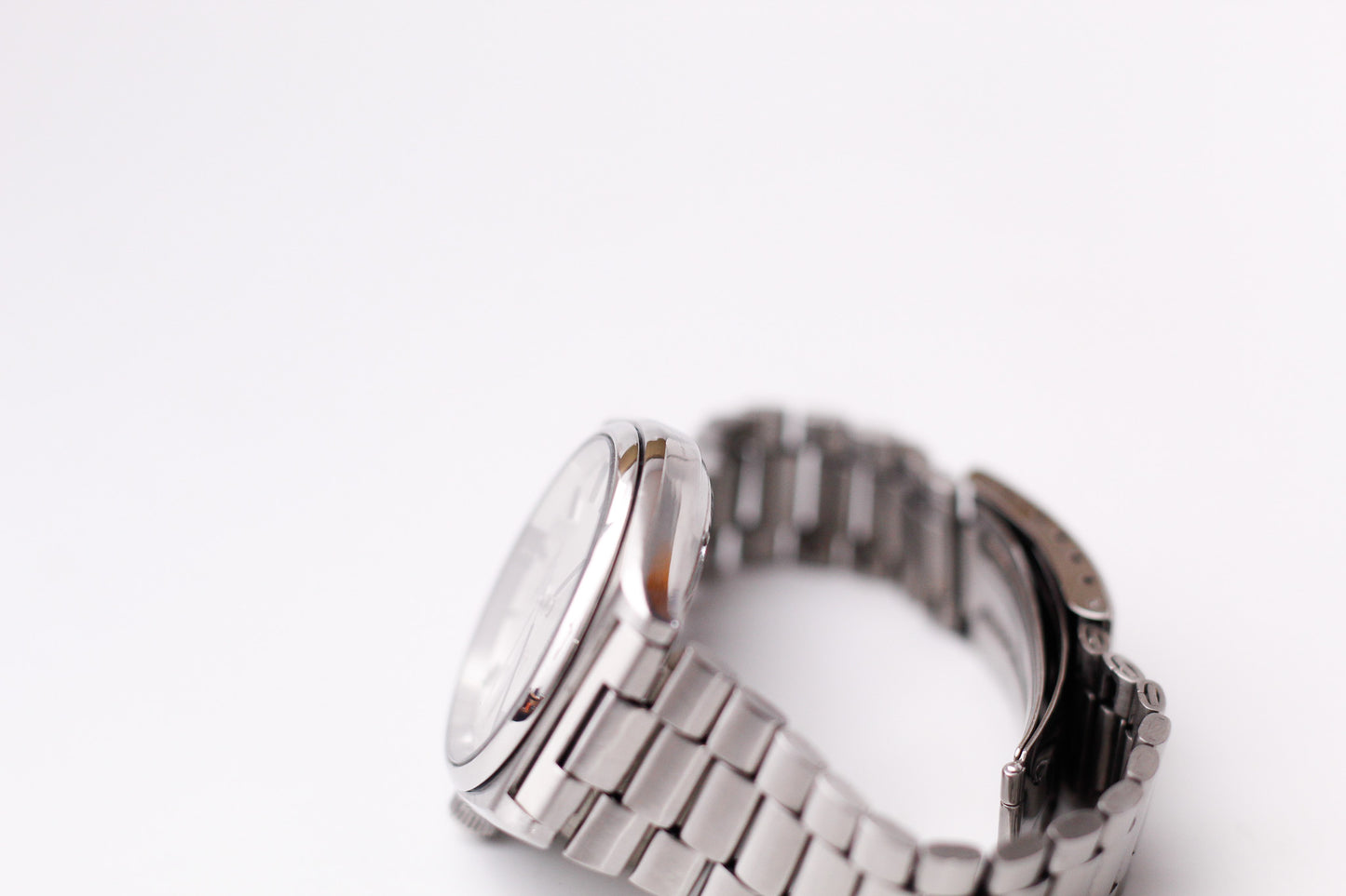 1980 Seiko Silverwave Straight Grain Silver Dial Men's Wrist-Watch
