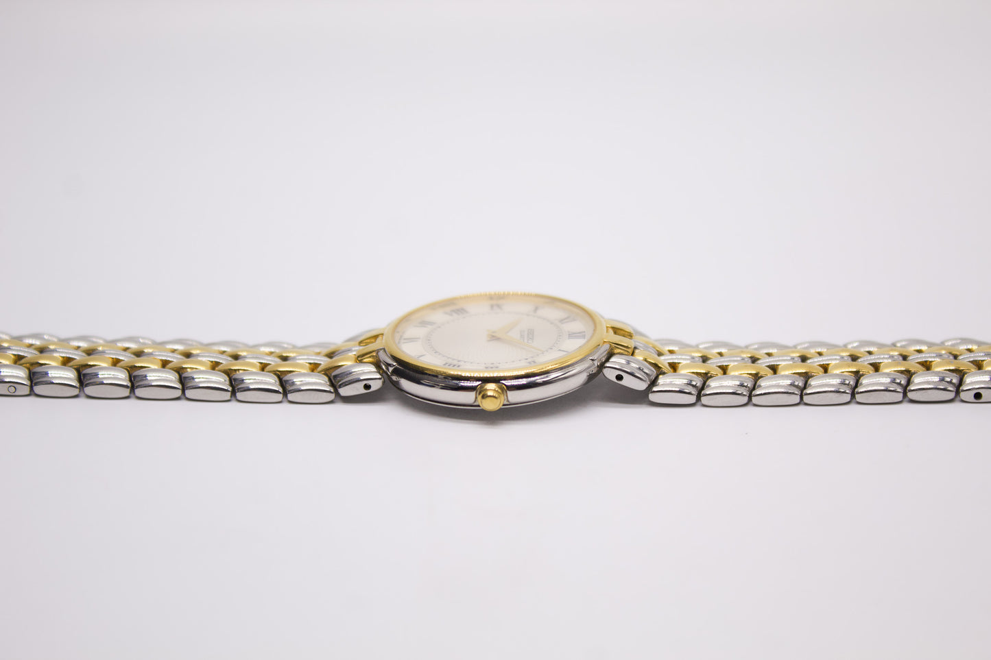 1994 Seiko Quartz Mother of Pearl Dial Men's Wrist-Watch W/Box