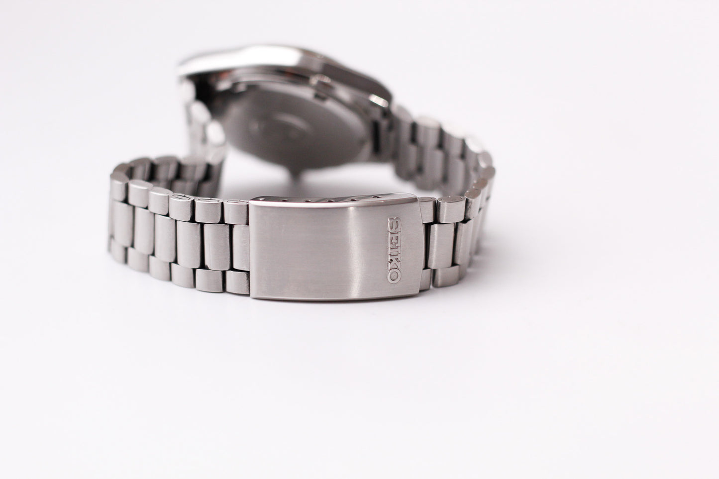 1980 Seiko Silverwave Straight Grain Silver Dial Men's Wrist-Watch