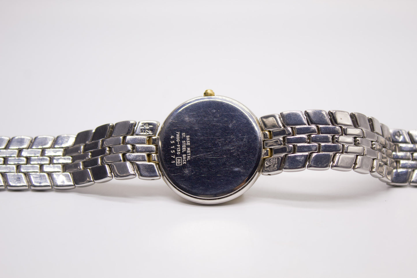 1994 Seiko Quartz Mother of Pearl Dial Men's Wrist-Watch W/Box