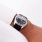 [Serviced] 1978 Seiko Automatic Gray Sunburst Dial Men's Wrist-Watch