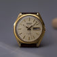 [Serviced] 1974 Seiko Automatic Golden Linen Dial Men's Wrist-Watch