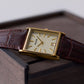 2006 Pulsar Quartz Tank Pale Golden Dial Men's Wrist-Watch