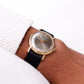 [Serviced] 1963 Caravelle Mechanical Caramel Sunburst Dial Men's Wrist-Watch