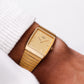 1985 Seiko Quartz Golden Tank Style Men's Wrist Watch