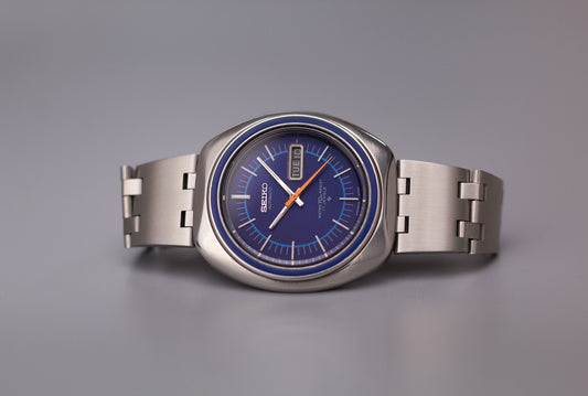 1971 Seiko Automatic Matte Blue Dial Men's Wrist-Watch