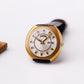 [Serviced] 1970s Benrus Mechanical Silver Sunburst Dial Men's Wrist-Watch
