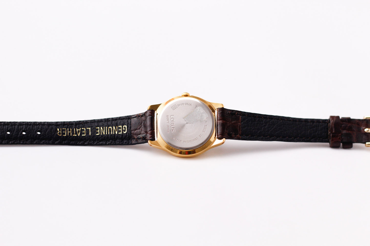 [Mint] 1990s Lorus Quartz Stark White Arabic Numeral Dial Ladies' Wrist-Watch
