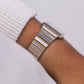 1996 Seiko Quartz Galaxy Tank Gray Dial Men's Wrist-Watch W/box