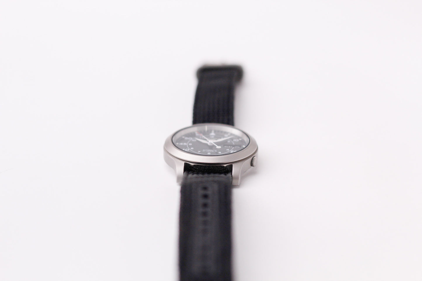 [Mint] 2018 Seiko SNK809 Inky Black Dial Men's Wrist-Watch W/Papers