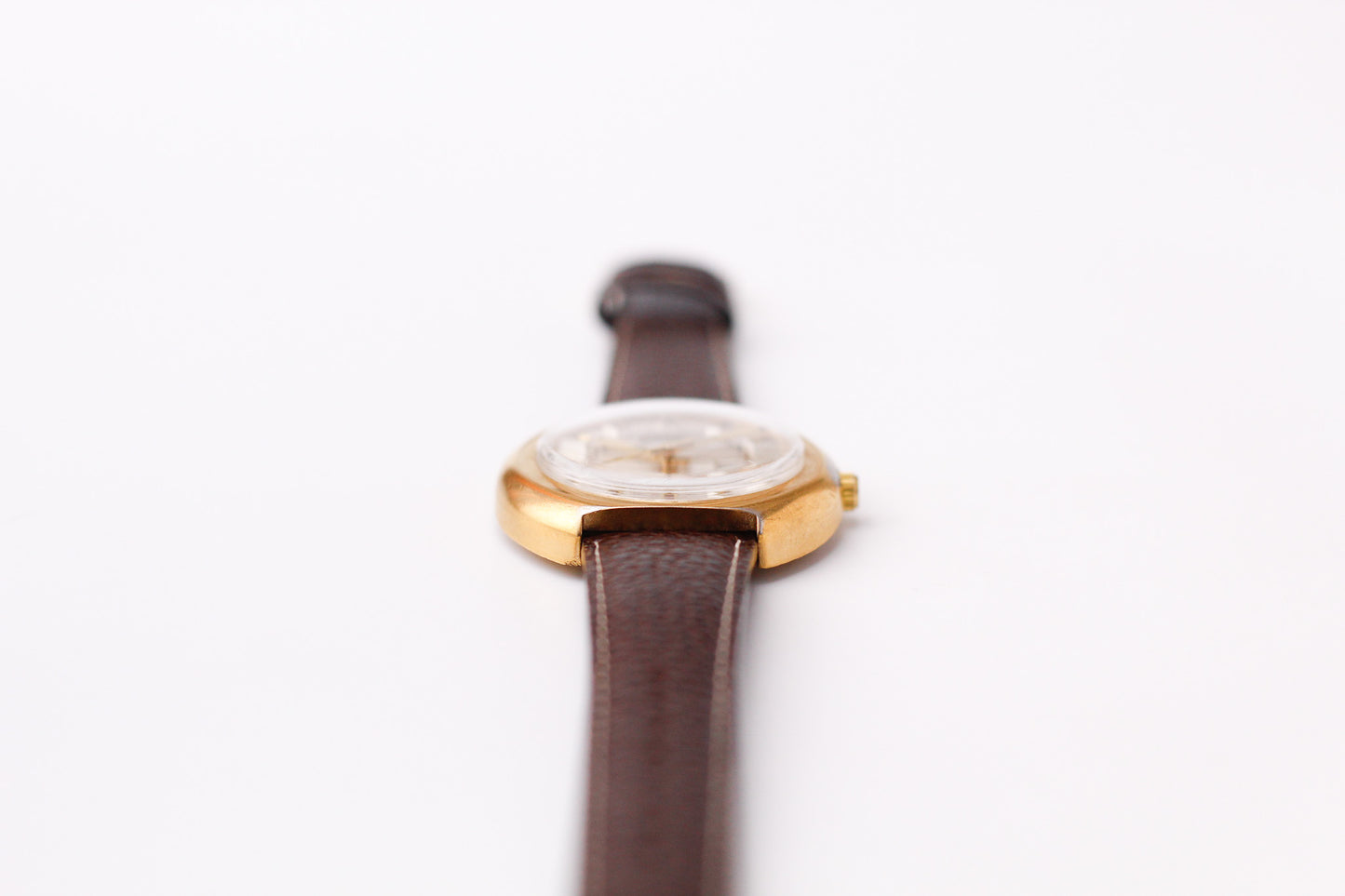 [Serviced] 1970s Benrus Mechanical Silver Sunburst Dial Men's Wrist-Watch