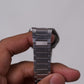 1981 Seiko SQ Straight Grain Silver Dial Men's Wrist-Watch