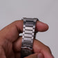 1981 Seiko SQ Straight Grain Silver Dial Men's Wrist-Watch