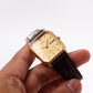 2001 Pulsar Quartz Straight Grain Golden Dial Men's Wrist-Watch