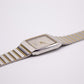 1996 Seiko Quartz Galaxy Tank Gray Dial Men's Wrist-Watch W/box