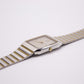 1996 Seiko Quartz Galaxy Tank Gray Dial Men's Wrist-Watch W/box