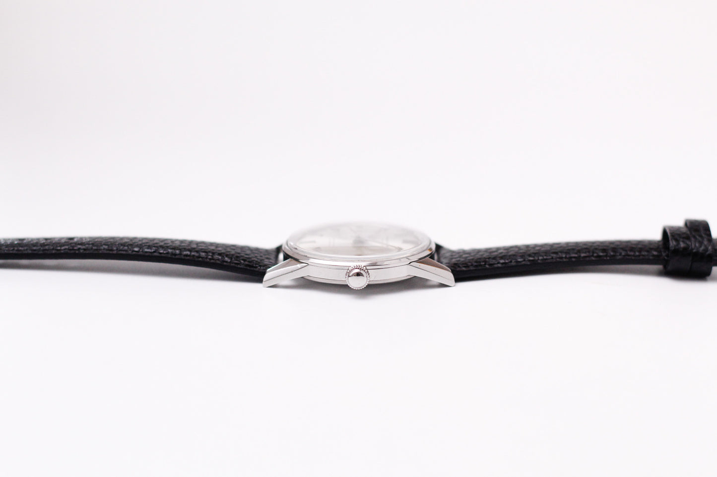 [Serviced] 1964 Citizen Homer Mechanical Silver Sunburst Dial Men's Wrist-Watch