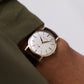 [Serviced] 1960s Bulova Mechanical 'Baby Calatrava' Cream White Dial Men's Wrist-Watch