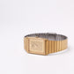 1984 Seiko Quartz 'Tank' Gold Toned Men's Wrist Watch
