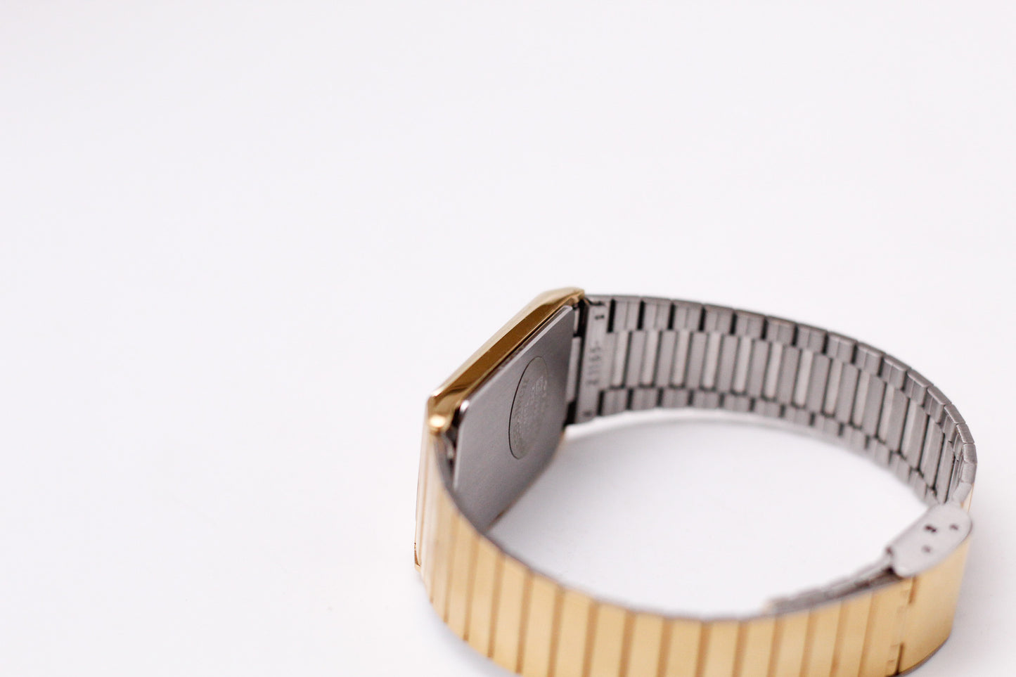1984 Seiko Quartz 'Tank' Gold Toned Men's Wrist Watch