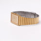 1984 Seiko Quartz 'Tank' Gold Toned Men's Wrist Watch