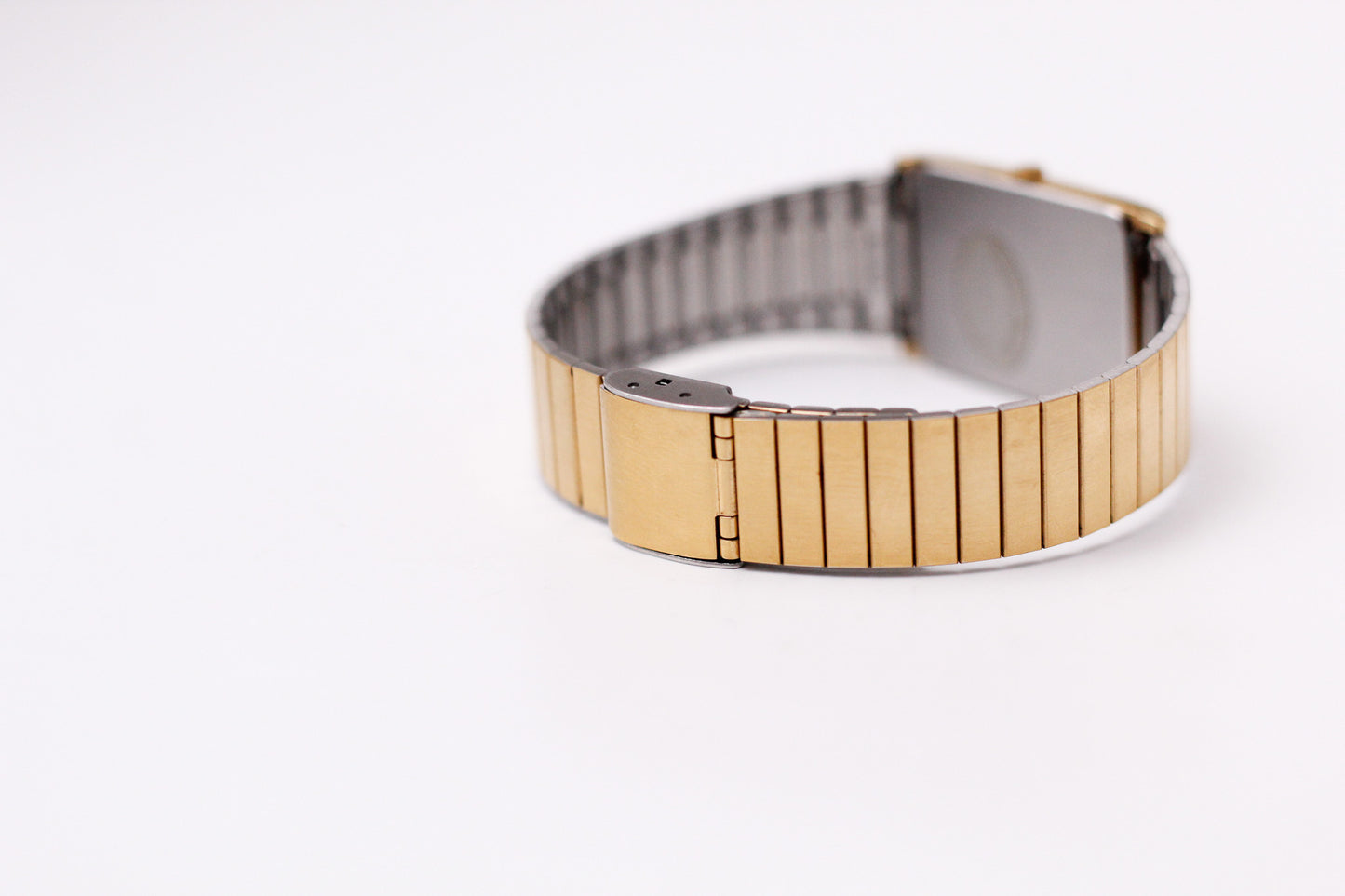 1984 Seiko Quartz 'Tank' Gold Toned Men's Wrist Watch