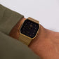 1994 Pulsar Quartz Straight Grain Black Dial Men's Wrist-Watch W/Box & Tag