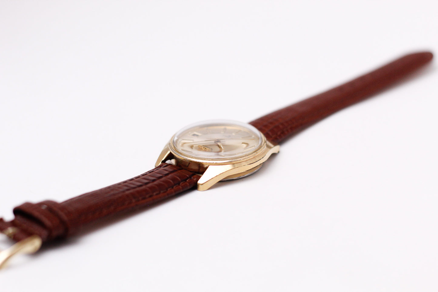 [Serviced] 1976 Seiko Automatic Champagne Sunburst Dial Men's Wrist-Watch