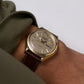 [Serviced] 1974 Seiko Automatic Golden Linen Dial Men's Wrist-Watch